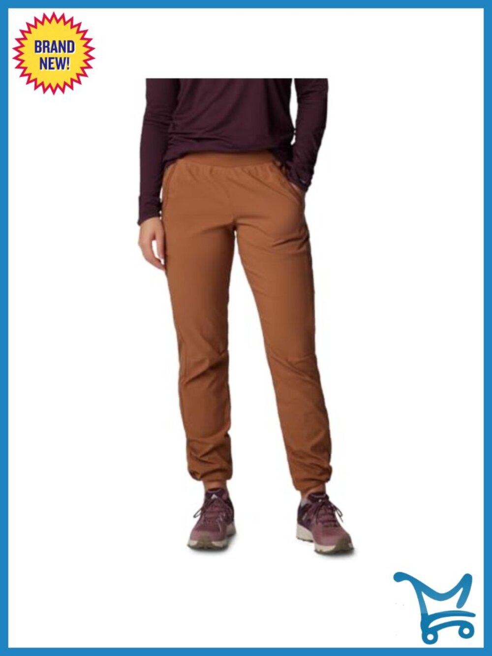 Women's UPF 50+ Stretch Nylon Pull-on Hiking Pants